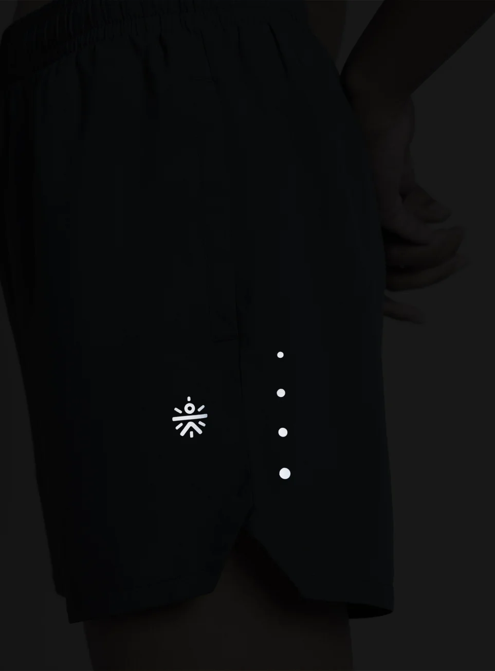 Women's Black After Dark Running Shorts - Image 9
