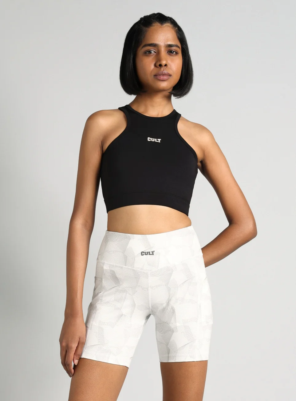 Women's Black Combat Pro Longline High Support Bra - Image 4