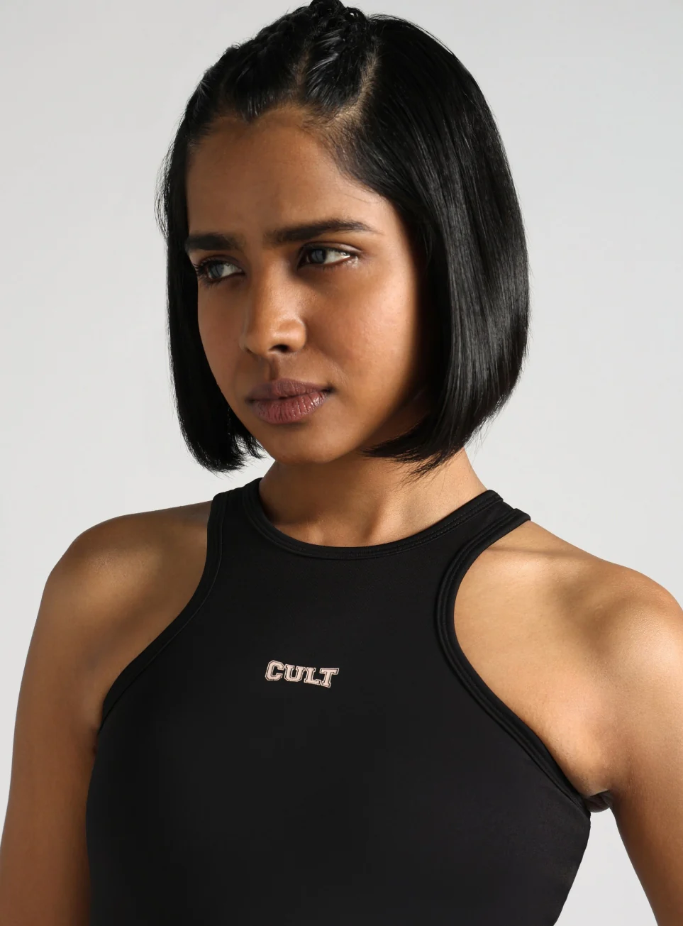 Women's Black Combat Pro Longline High Support Bra - Image 7