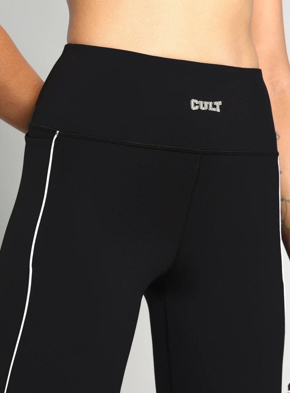 Women's Black Combat Training COMflex Training Flarepants - Image 8