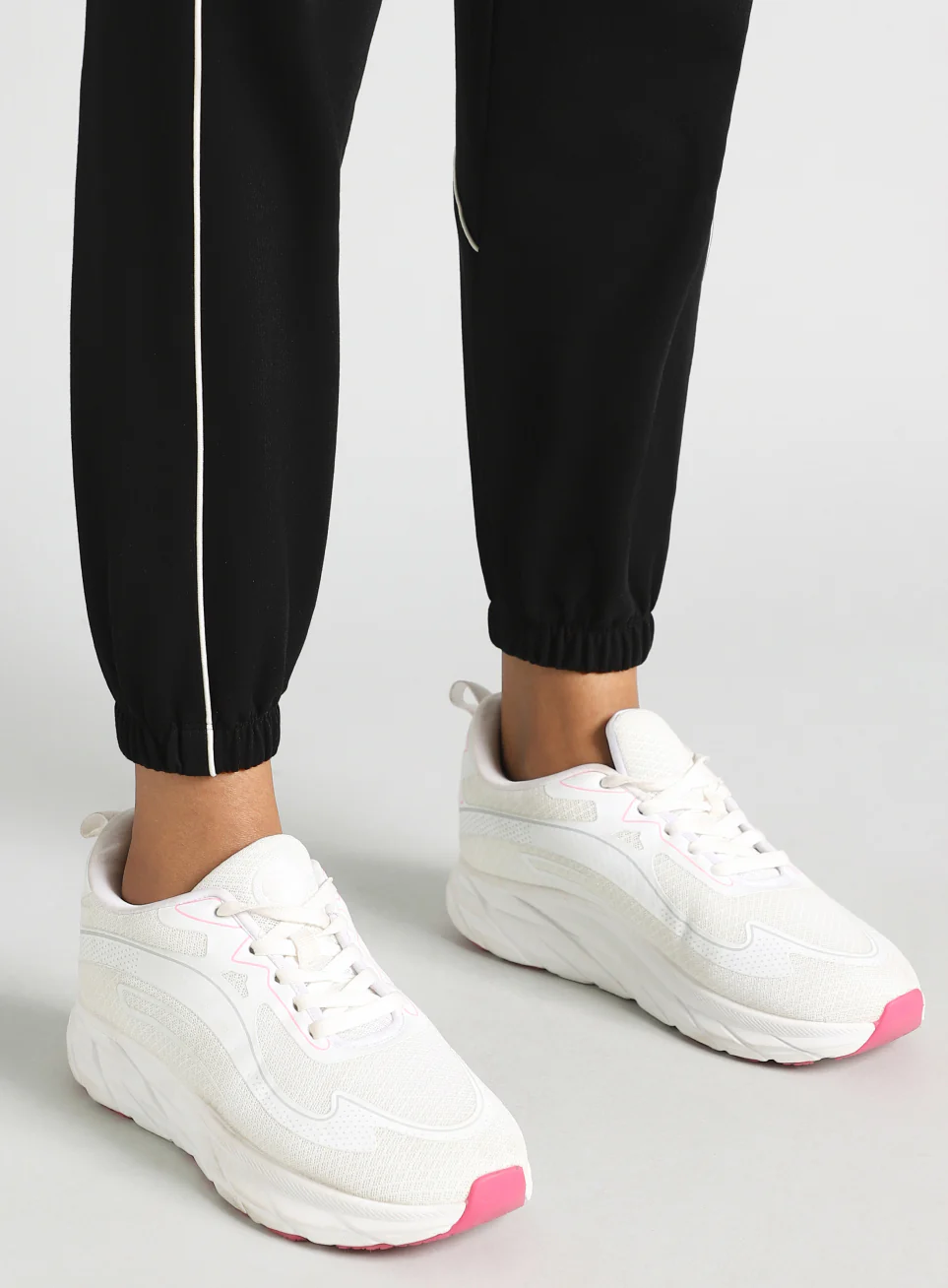 Women's Black Cult Play Panelled Joggers - Image 8