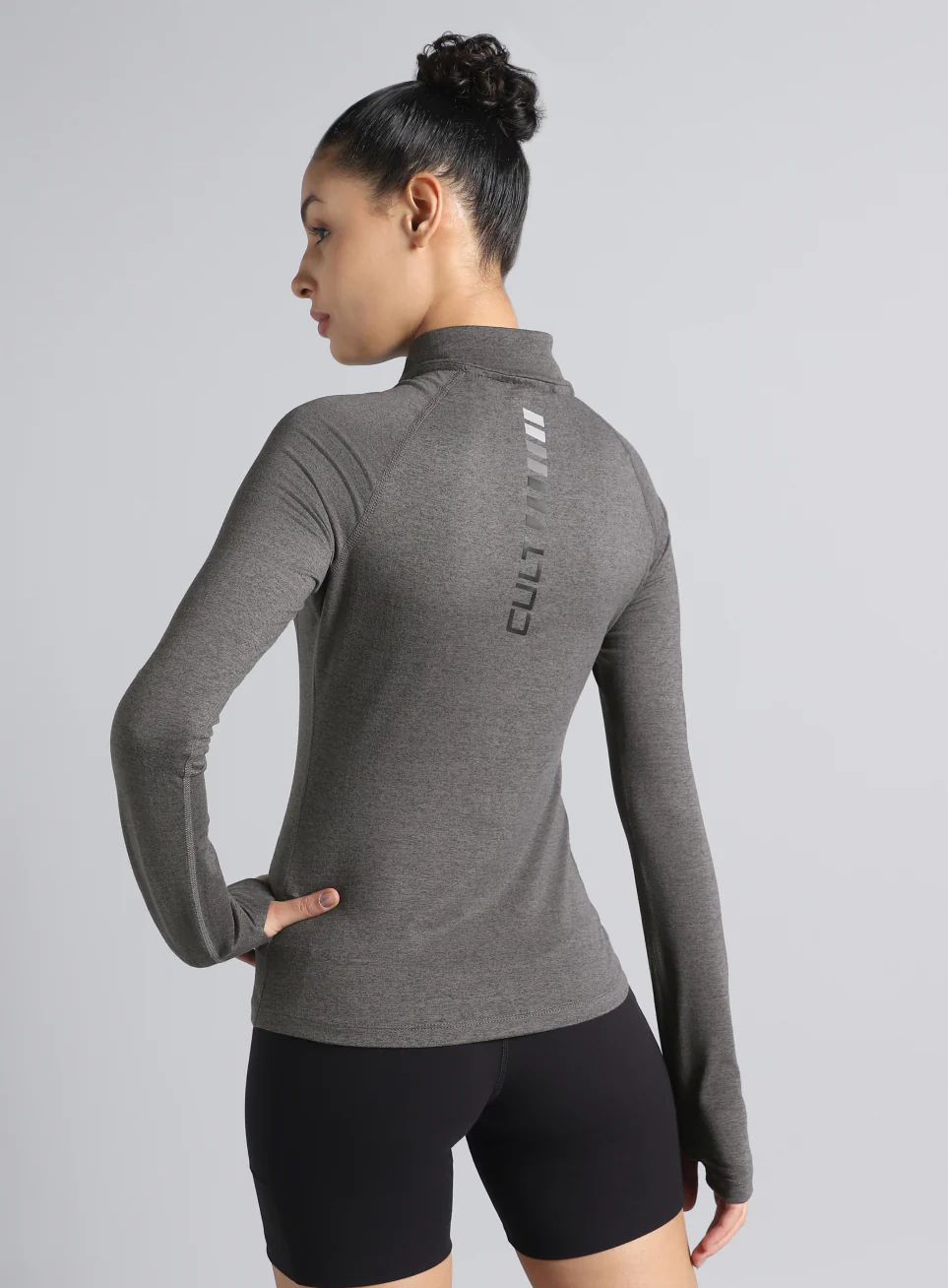 Women's Black Half Zip All Weather Performance Jacket