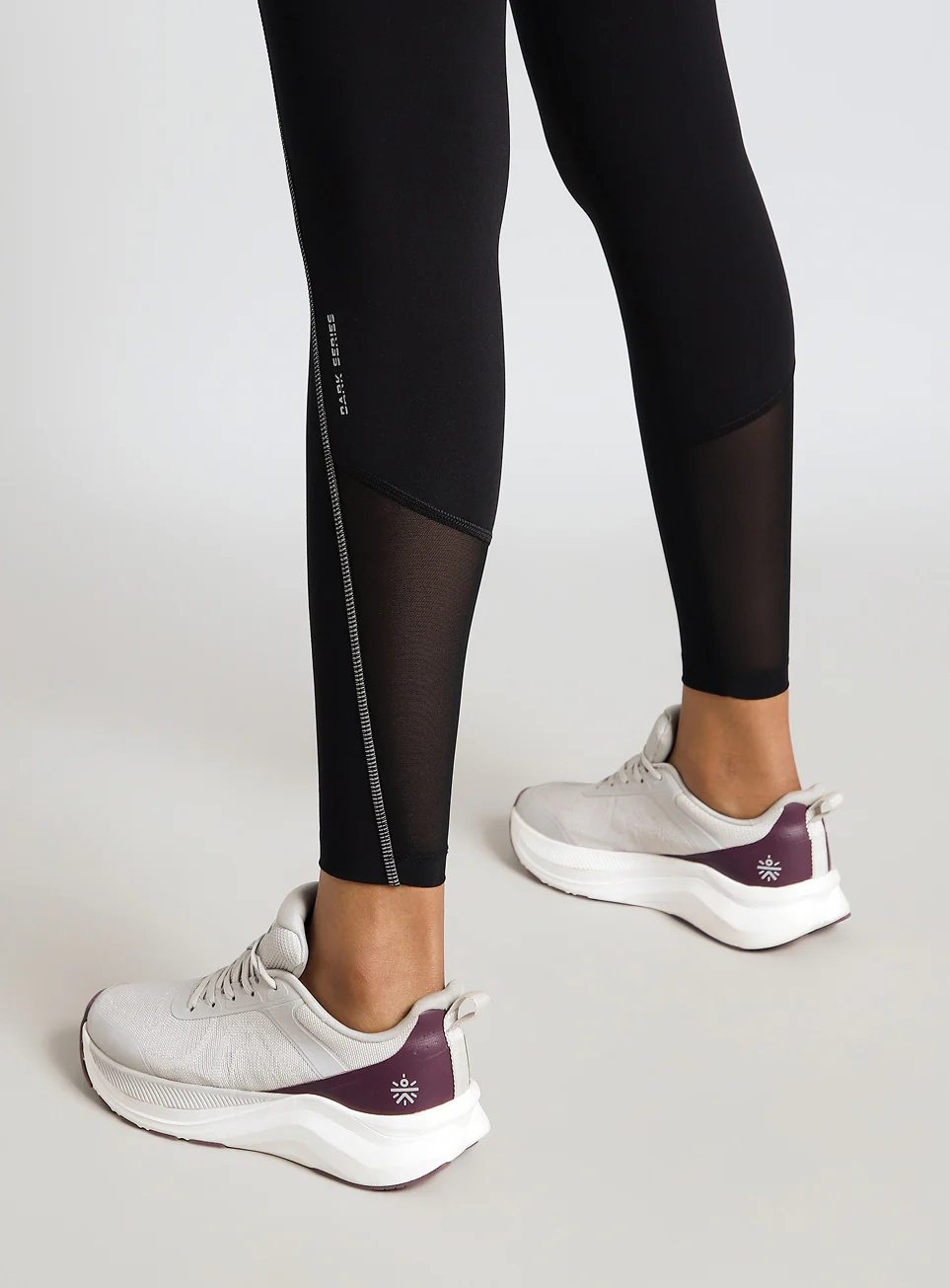 Women's Black Hyper Vent Running COMFlex Tights - Image 8