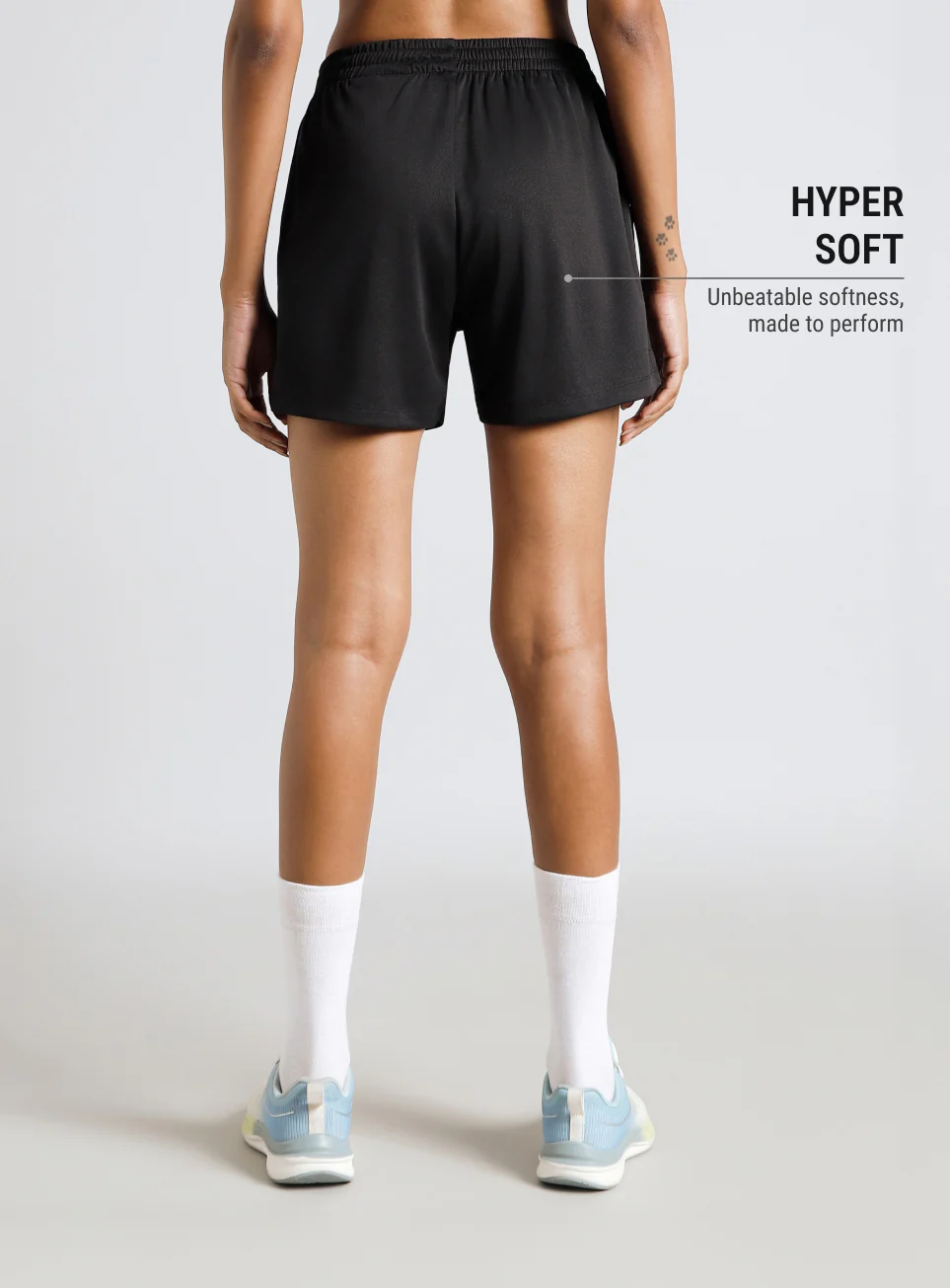 Women's Black Move All Day Training Shorts - Image 6