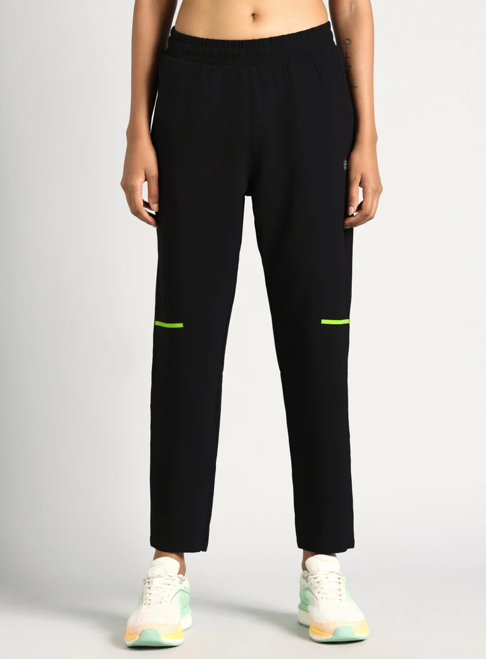 Women's Black Pace Pro Running Trackpants - Image 4