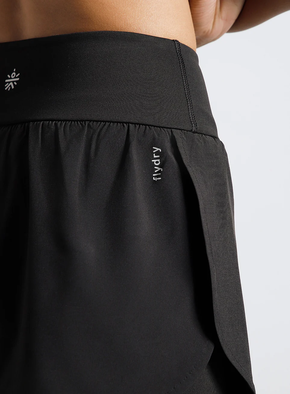 Women's Black Performance Pro Training Layered Shorts - Image 9