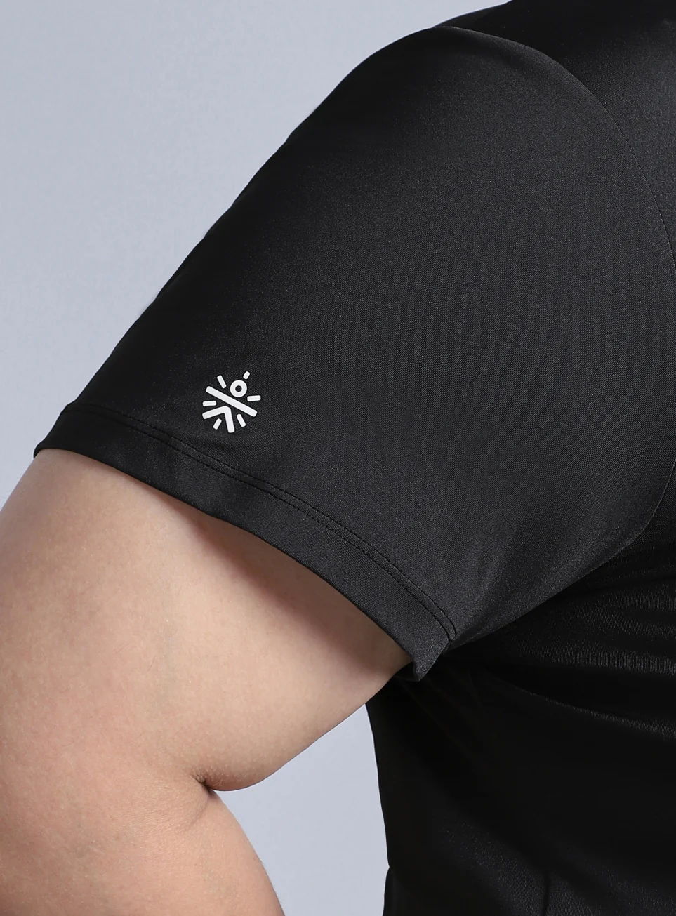 Women's Black Plus Size Back Vent Training Tee - Image 8