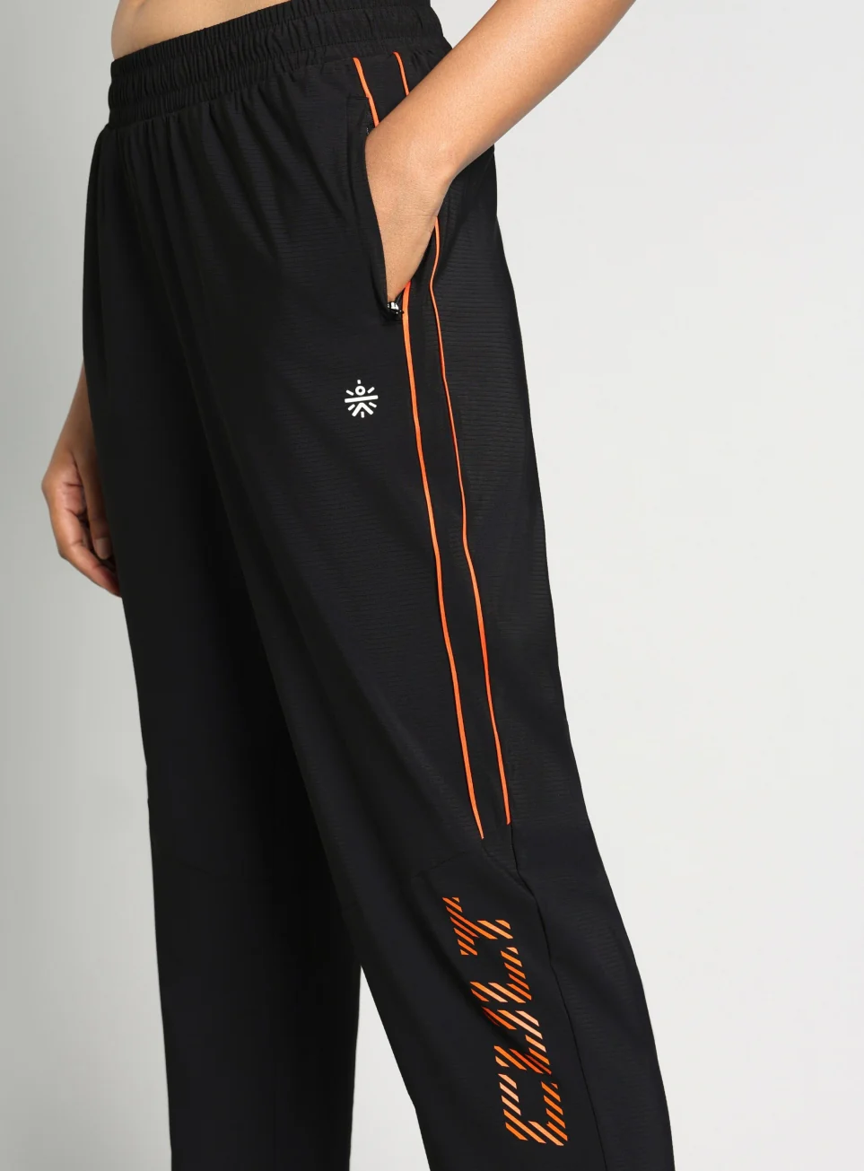 Women's Black Pop Up Active Pants - Image 7