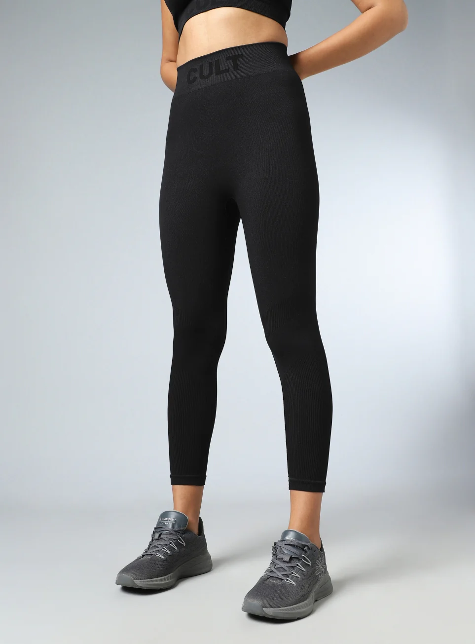 Women's Black Sculpt Fit Seamless Tights