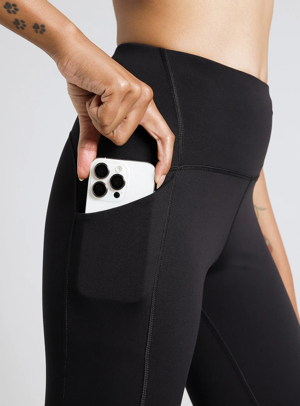 Women's Black Training Shape Shifter COMFlex Tights - Image 7
