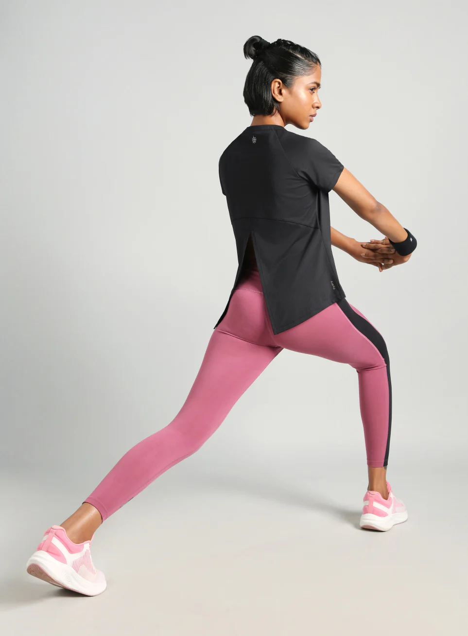 Women's Black Flow HIIT Top - Image 2