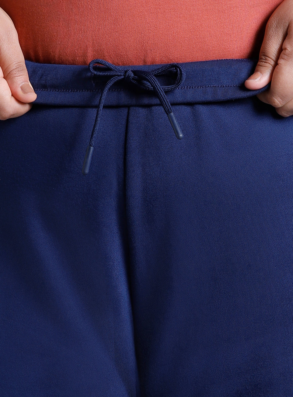 Women's Blue Cotton Plus Size Everyday Joggers - Image 9