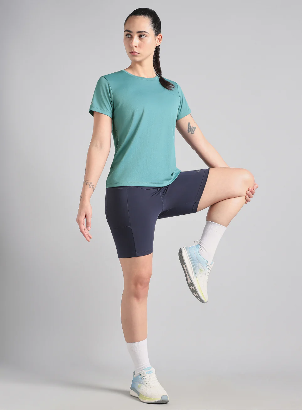 Women's Blue Everyday Performance T-Shirt - Image 3