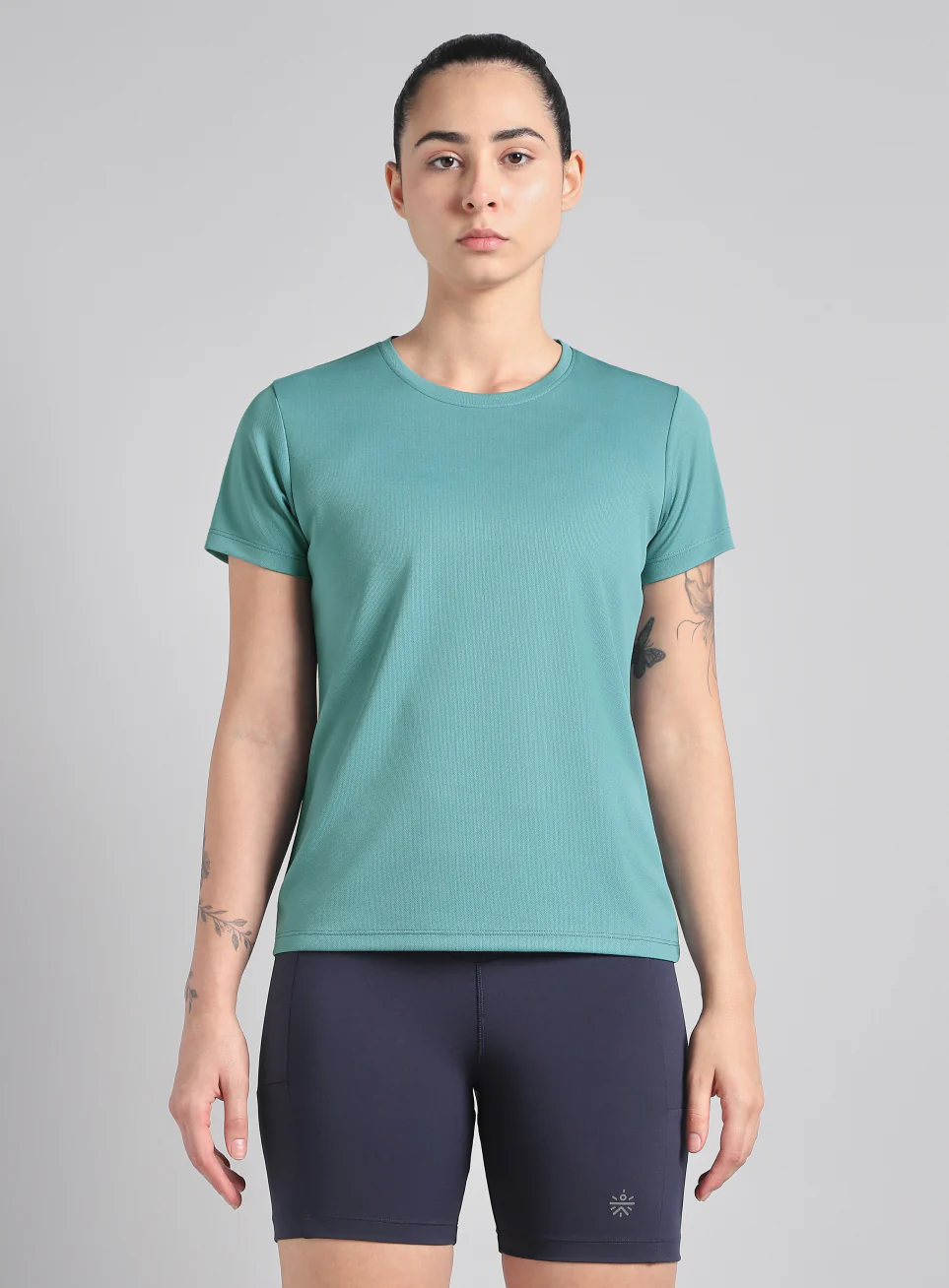 Women's Blue Everyday Performance T-Shirt - Image 4