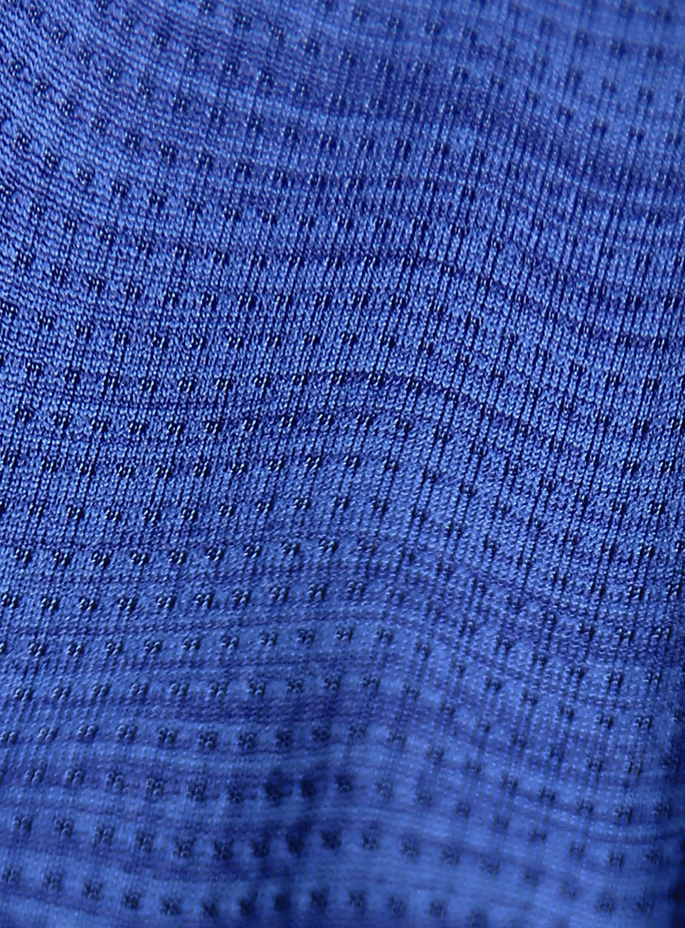 Women's Blue Melange Plus Size Training Tee - Image 9