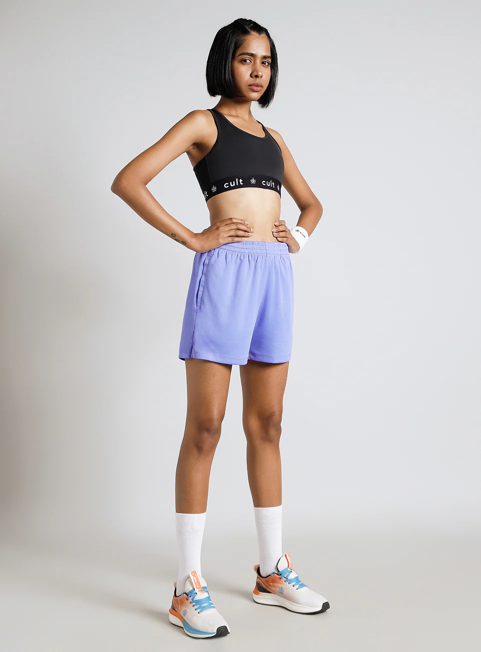 Women's Blue Move All Day Training Shorts - Image 2