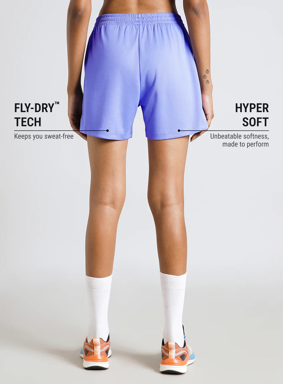 Women's Blue Move All Day Training Shorts - Image 6