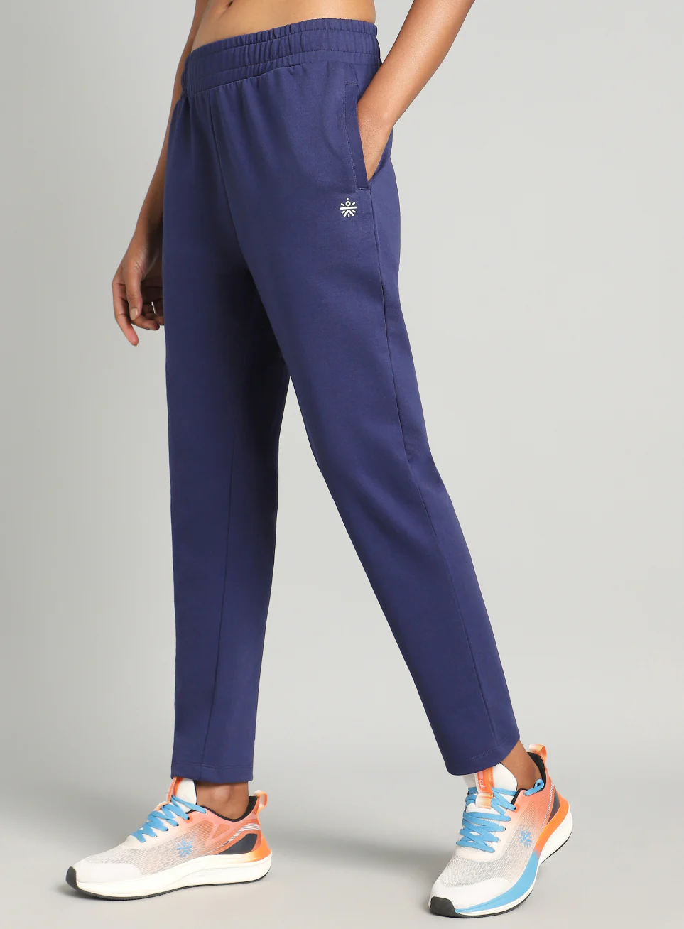 Women's Blue Move Easy Training Trackpants