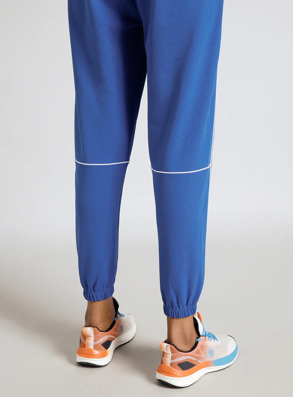 Women's Blue Panel Highlight Joggers - Image 9