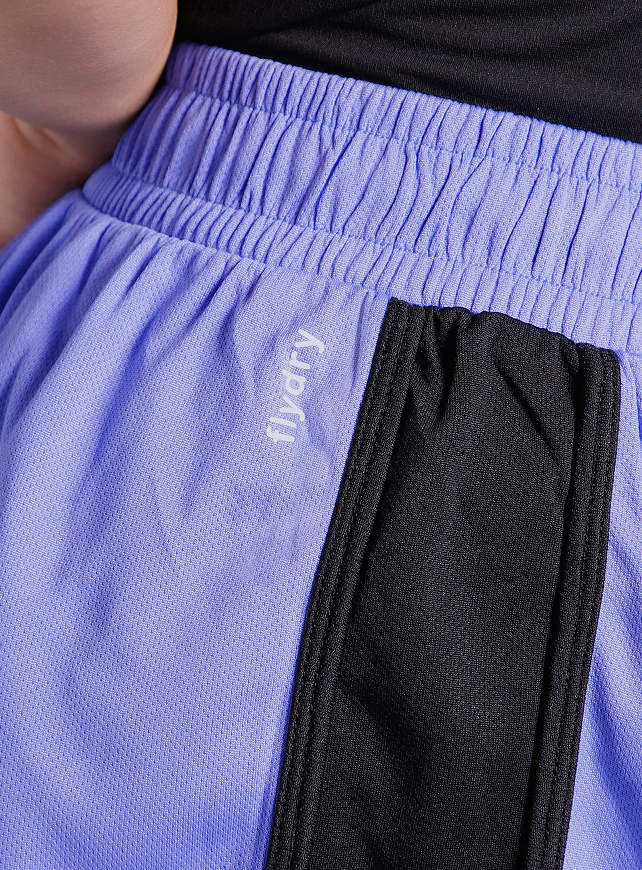 Women's Blue Power Active Plus Size Shorts - Image 8