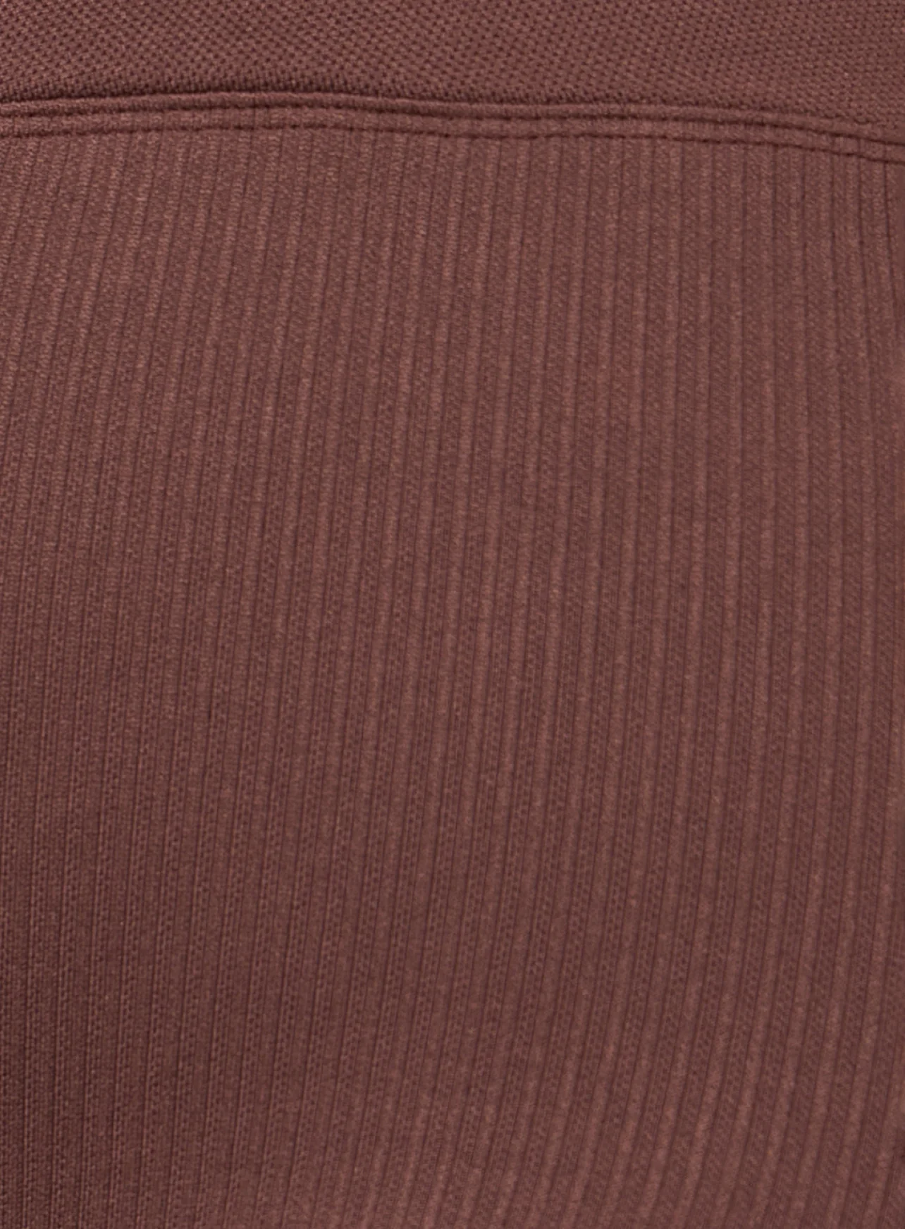 Women's Brown Cross Fit Seamless Tights - Image 9