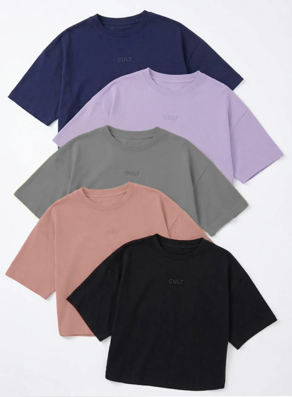 Women's Brown Form Mid Boxy T-shirt - Image 9