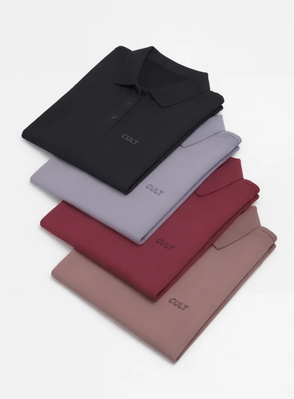 Women's Brown Soft Form Classic Polo T-shirt - Image 9