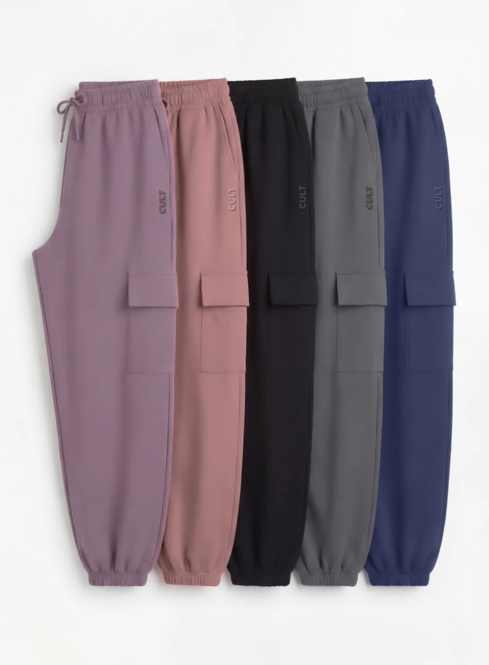Women's Dark Grey Soft Form Loose Fit Joggers - Image 9