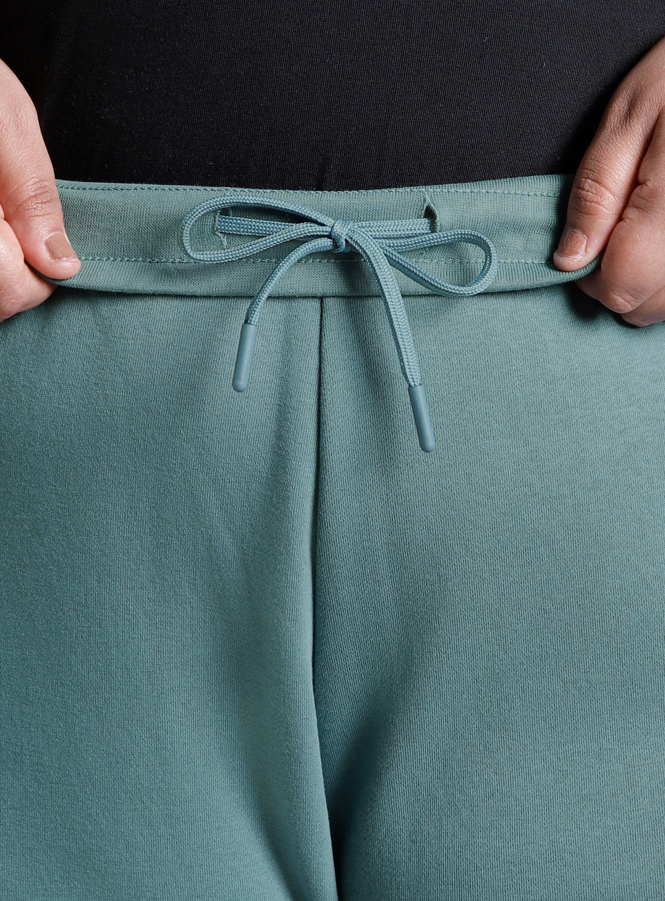 Women's Green Cotton Plus Size Everyday Joggers - Image 9