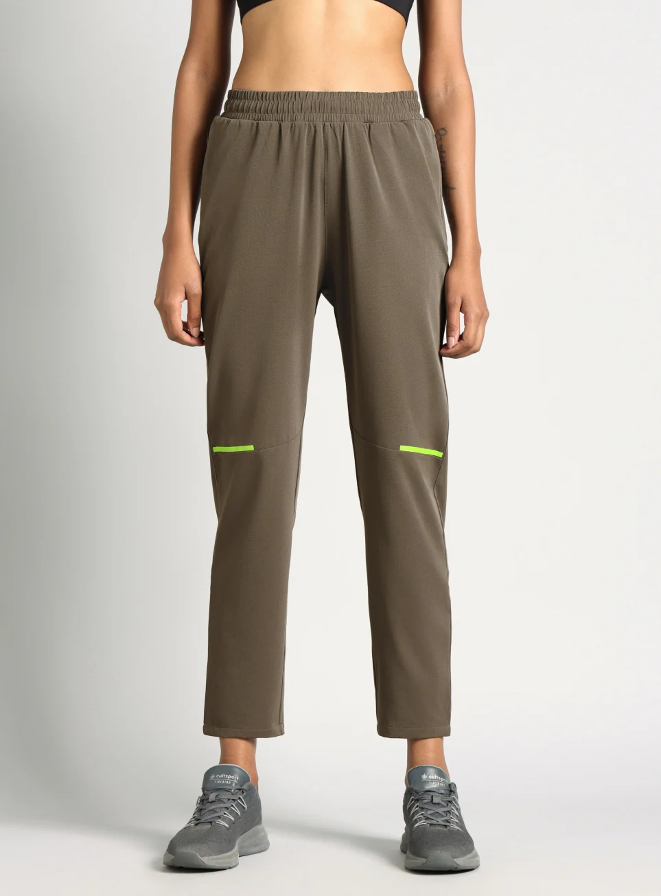 Women's Grey Pace Pro Running Trackpants - Image 4