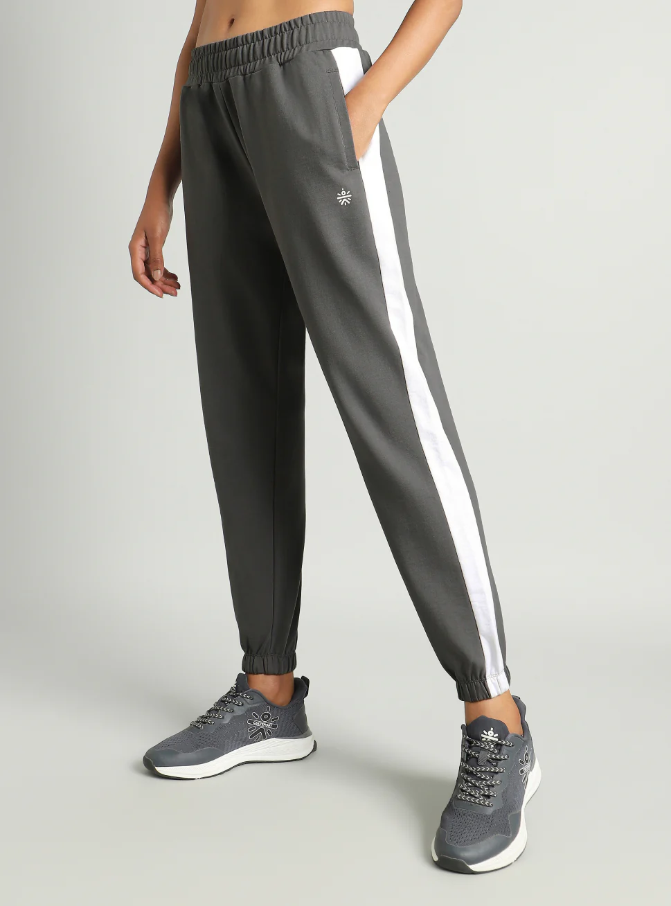 Women's Grey Sculpt Training Joggers