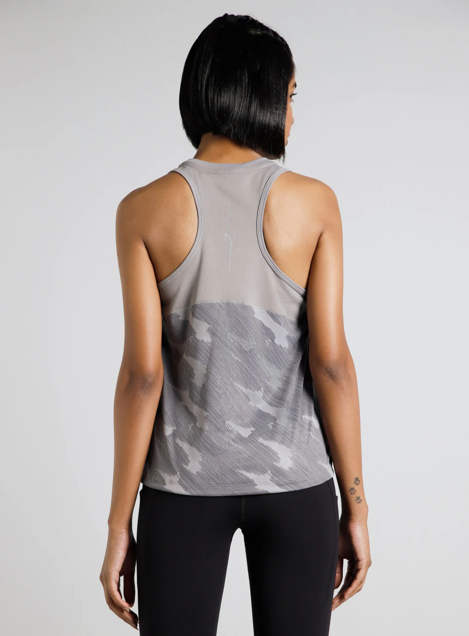 Women's Grey Urban Camo Running Tank Top