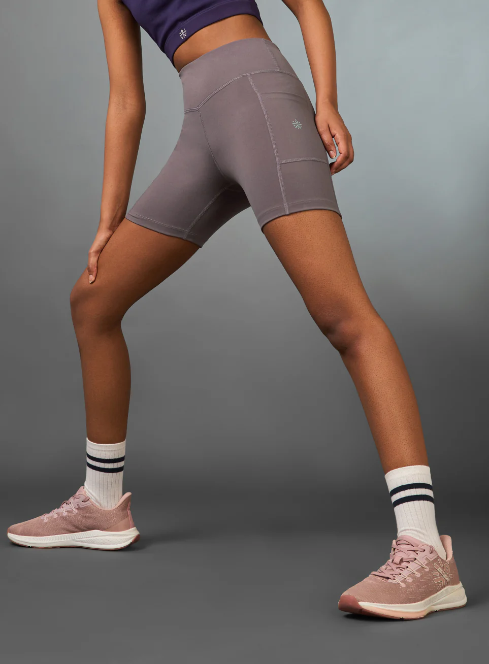 Women's Mauve Multi Sports Cycling COMFLex Shorts