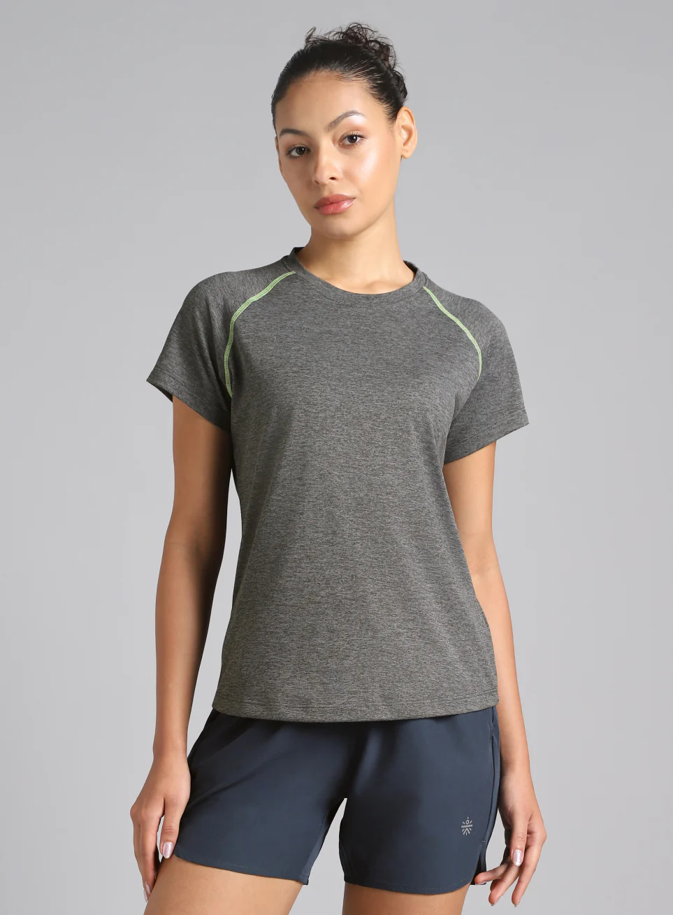 Women's Muscle Flex Dark Grey COMFORtech T-shirt