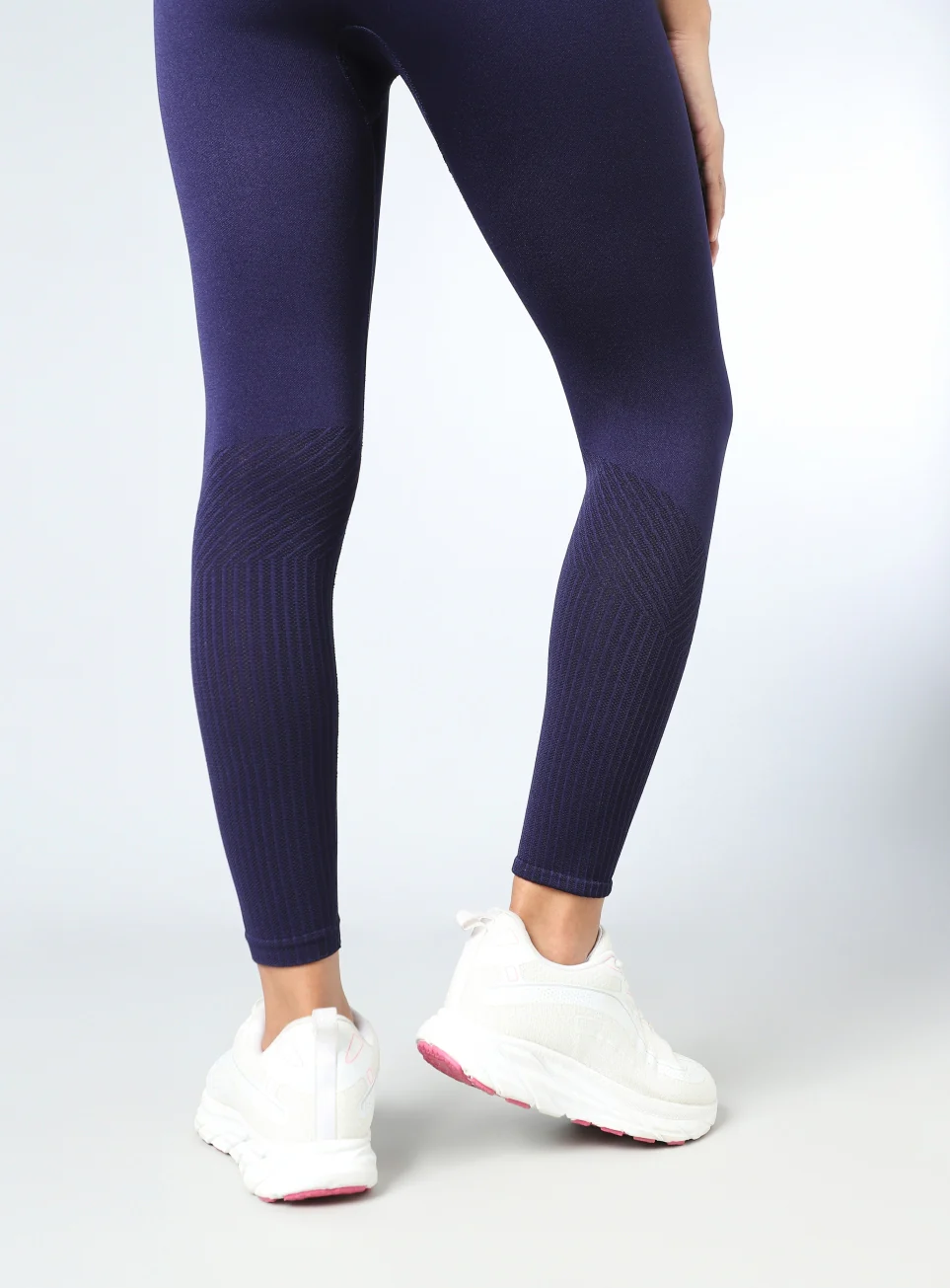 Women's Navy Power Move Seamless Tights - Image 8