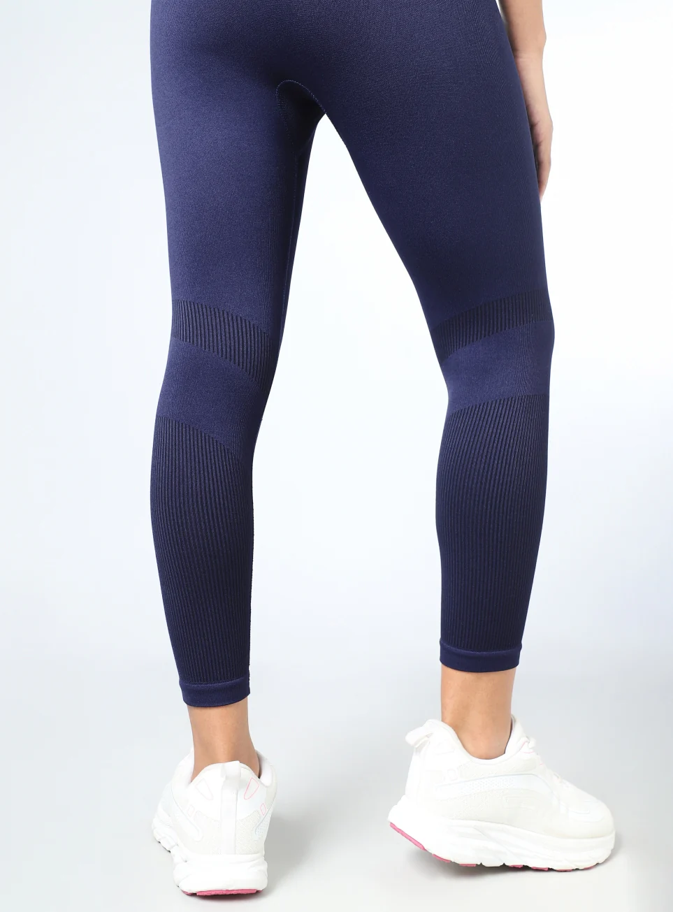 Women's Navy Sculpt Fit Seamless Tights - Image 7