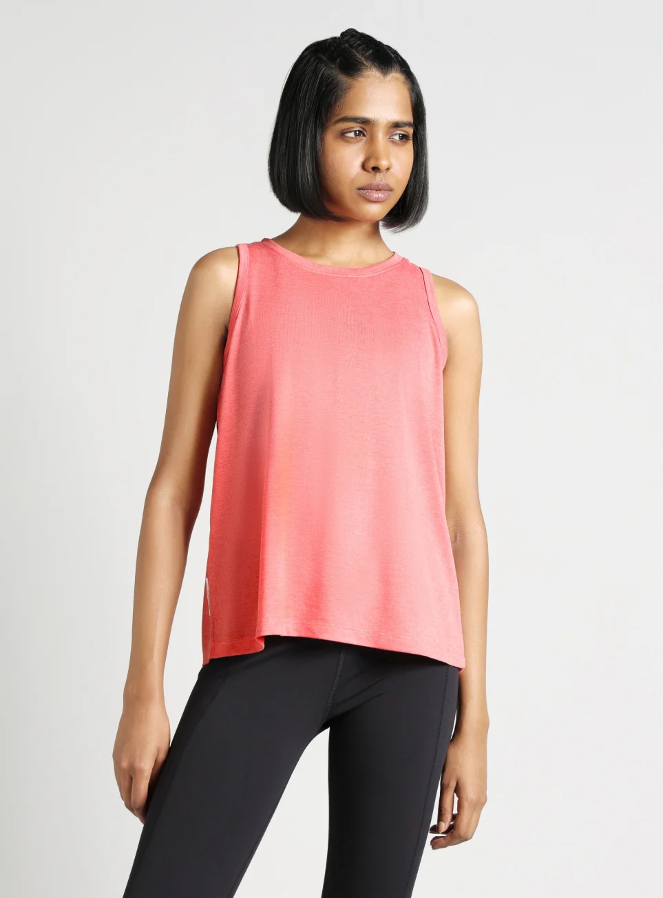 Women's Peach Muscle Up Comfortech Tank - Image 4