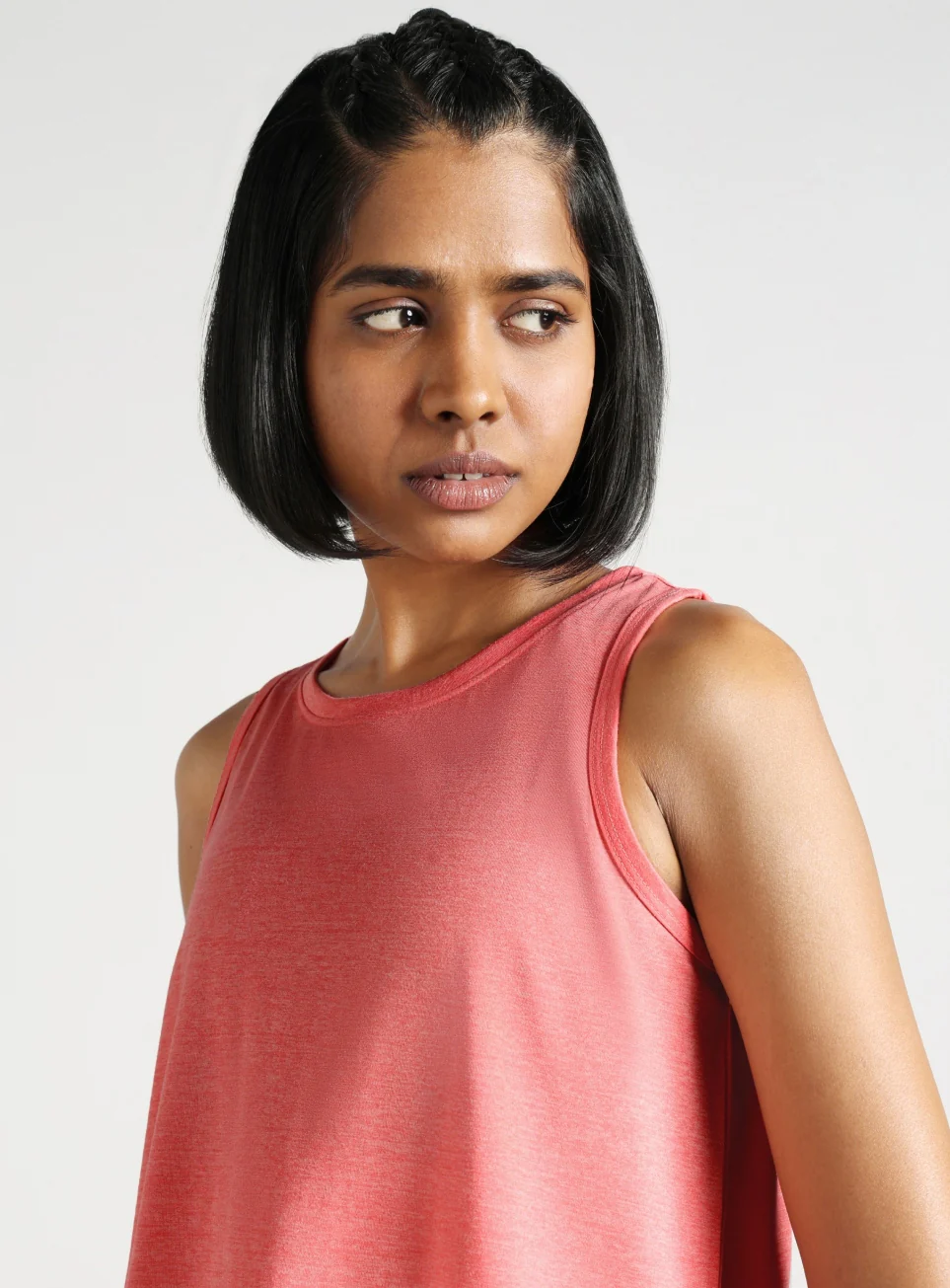 Women's Peach Muscle Up Comfortech Tank - Image 7