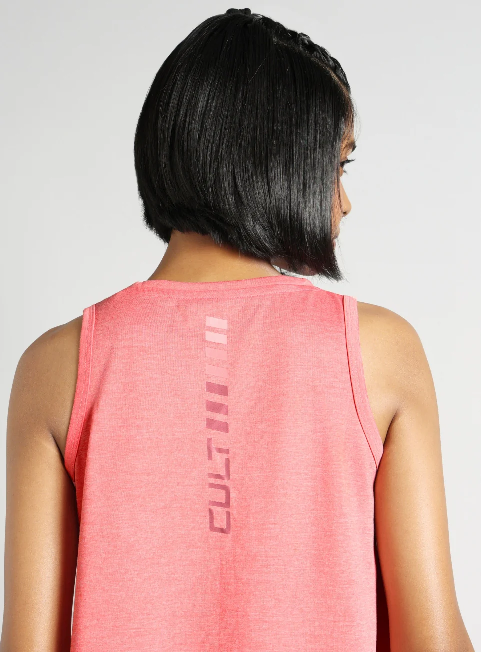 Women's Peach Muscle Up Comfortech Tank - Image 8
