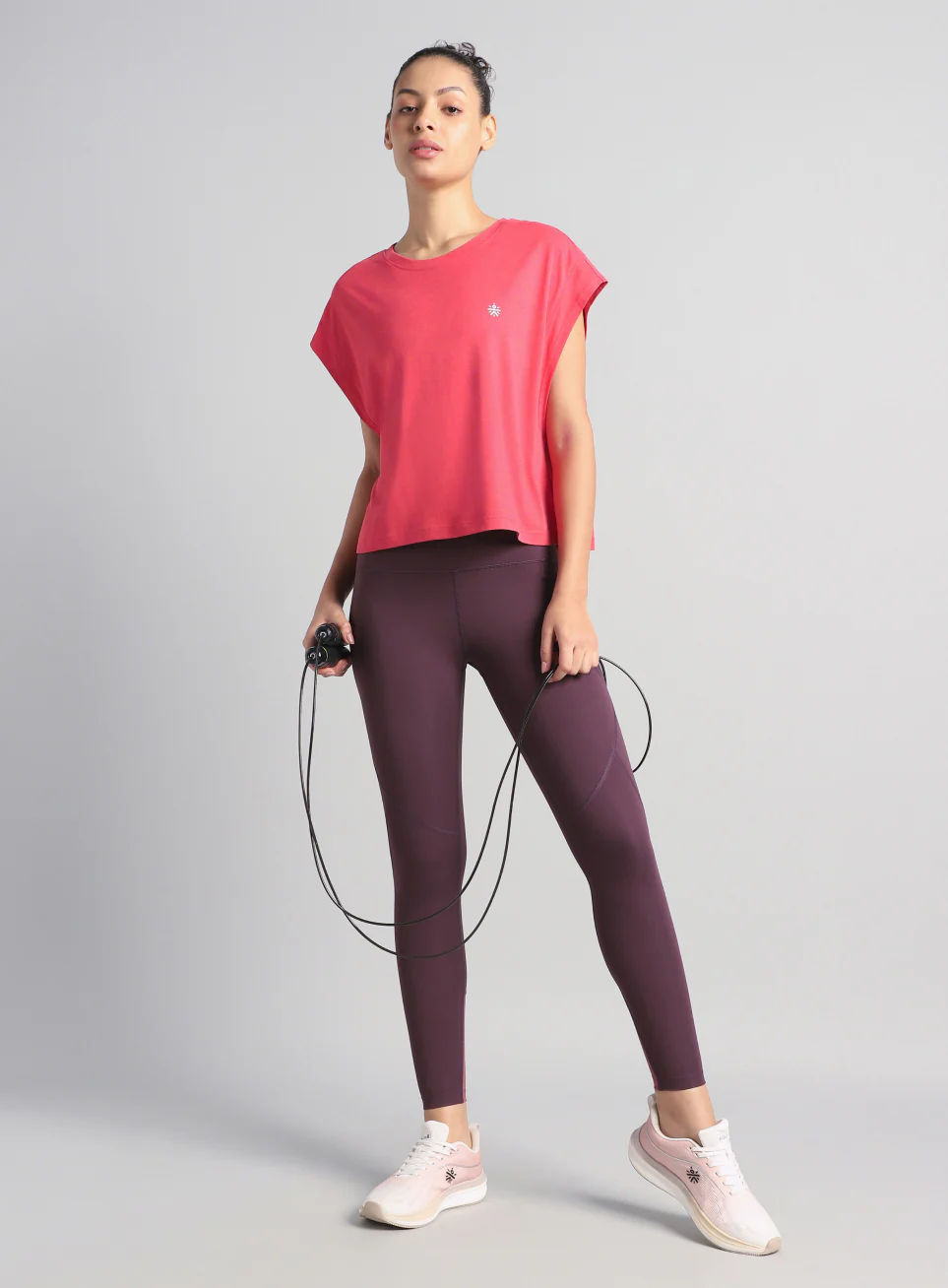 Women's Pink Muscle Flex COMFORtech T-shirt - Image 3