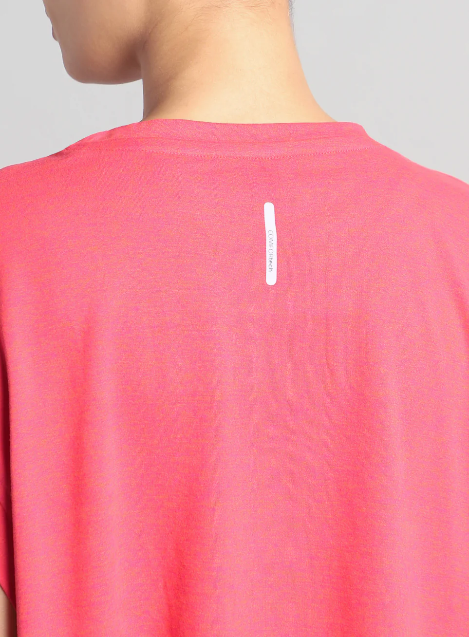 Women's Pink Muscle Flex COMFORtech T-shirt - Image 8