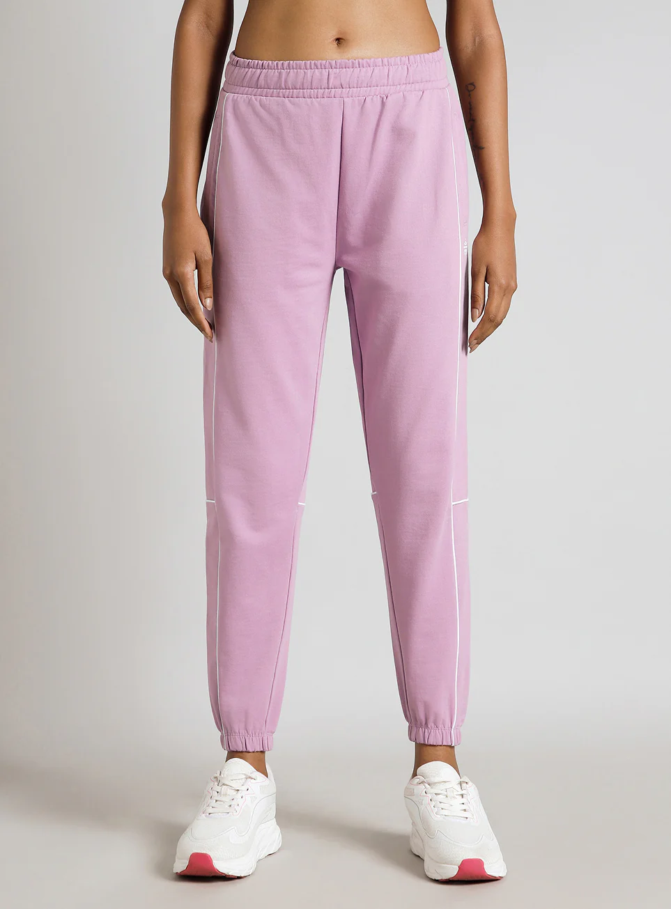 Women's Pink Panel Highlight Joggers - Image 4