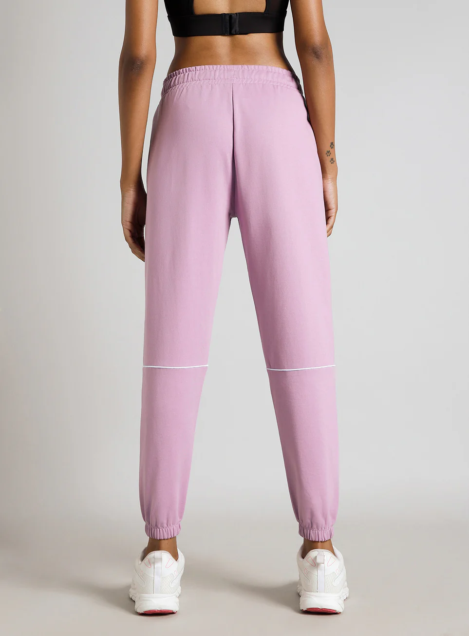 Women's Pink Panel Highlight Joggers - Image 6