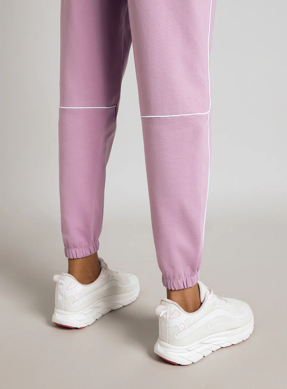 Women's Pink Panel Highlight Joggers - Image 9