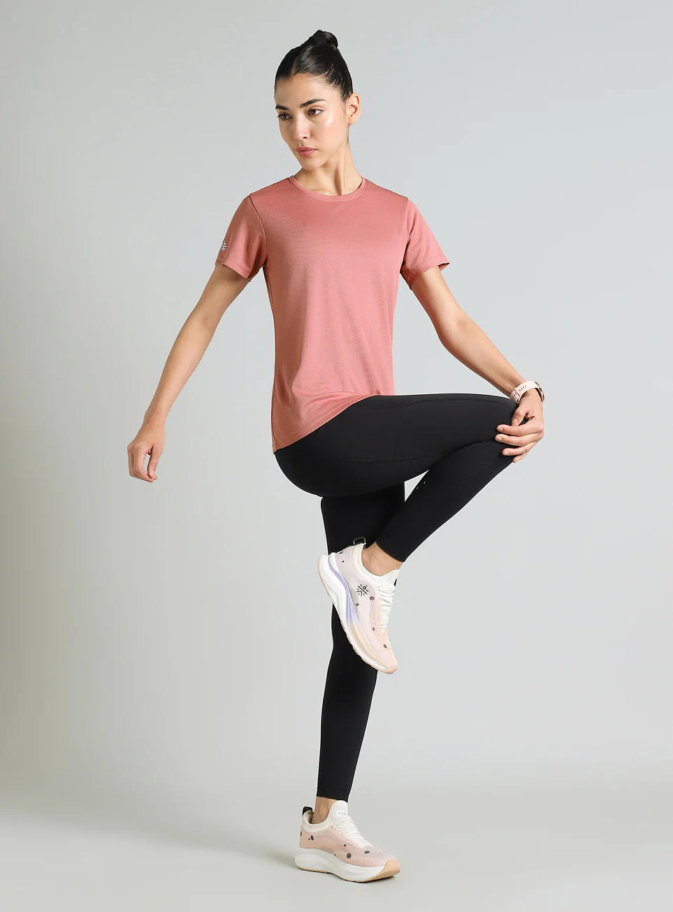 Women's Pink Performance T-Shirt - Image 2