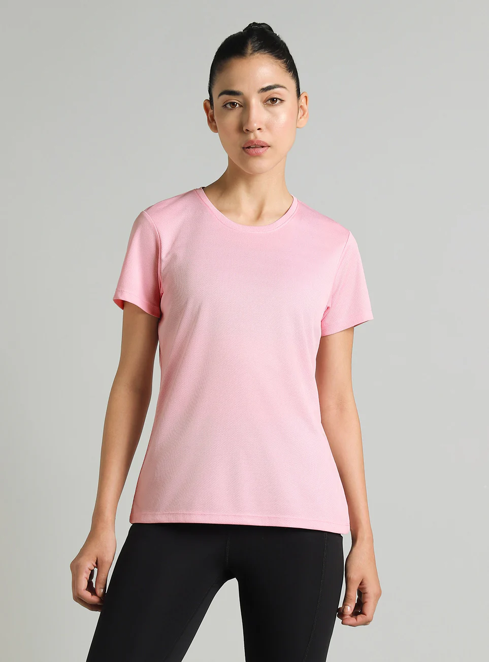 Women's Pink Performance T-Shirt - Image 4