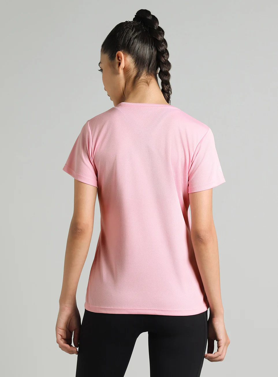 Women's Pink Performance T-Shirt - Image 6