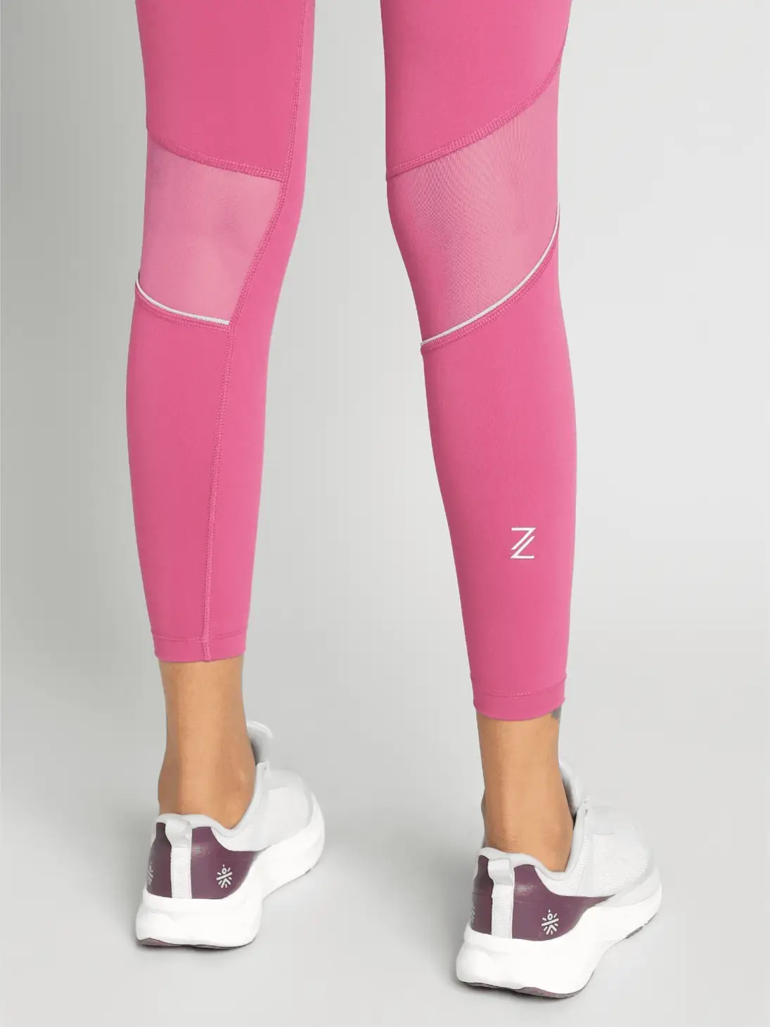 Women's Pink Run All Day COMFlex Tights - Image 9