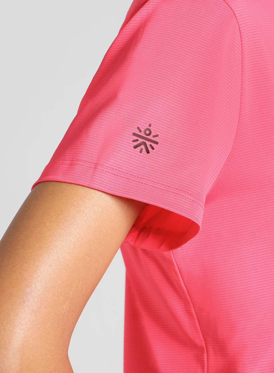 Women's Pink Swift Back Vent Training T-Shirt - Image 8