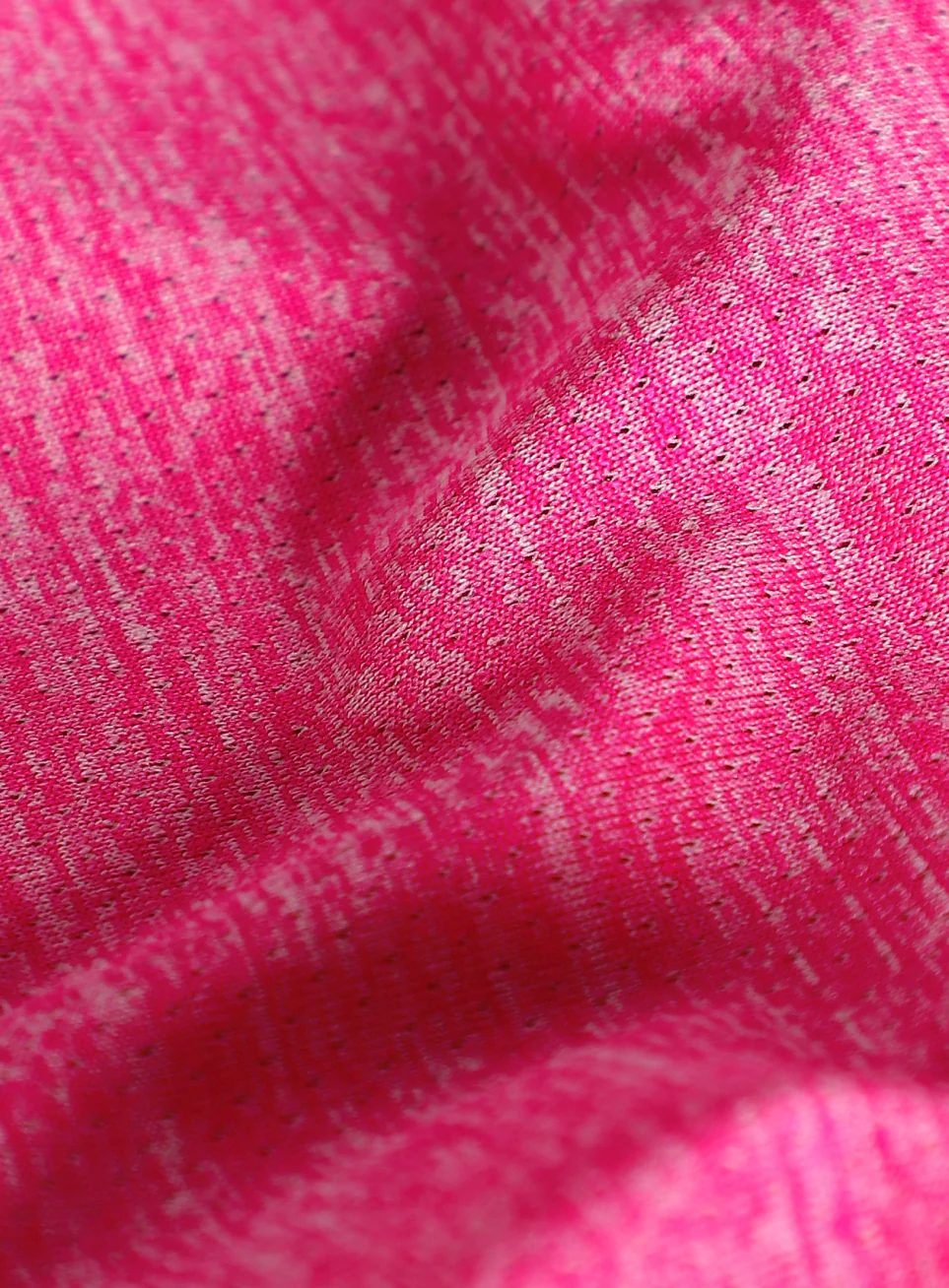 Women's Pink Textured Active T-Shirt - Image 8